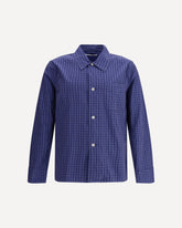 Box check Shirt - Box check Shirt Base Blu