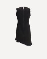 Fringed mini Dress - Fringed mini Dress Base Blu