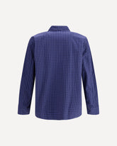 Box check Shirt - Box check Shirt Base Blu