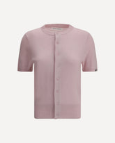 Short-sleeve Cardigan - Short-sleeve Cardigan Base Blu