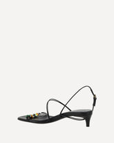 Leather Sandals - Leather Sandals Base Blu