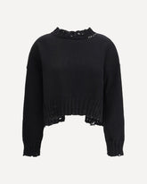 Cut-out Sweater - Cut-out Sweater Base Blu