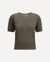 Short-sleeved Sweater - Short-sleeved Sweater Base Blu