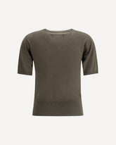Short-sleeved Sweater - Short-sleeved Sweater Base Blu