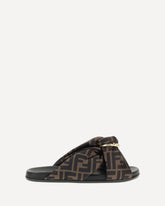 Satin Slide Sandals - Satin Slide Sandals Base Blu